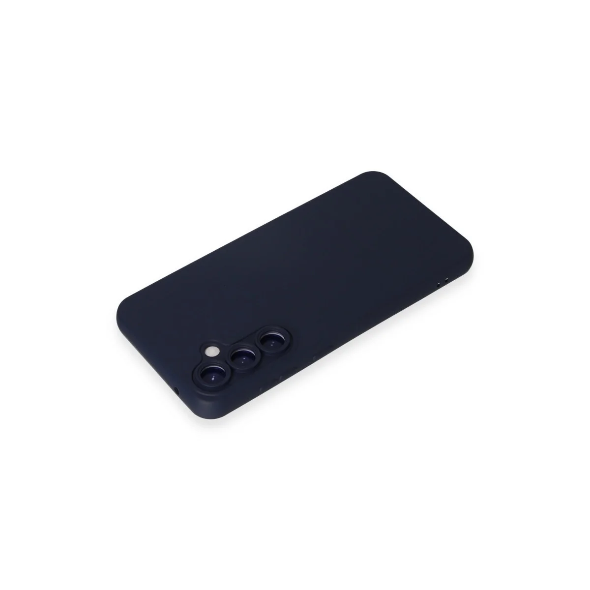 Galaxy S24 Nano İçi Kadife Silikon Kılıf - Lacivert, Tam Koruma & Şık Tasarım