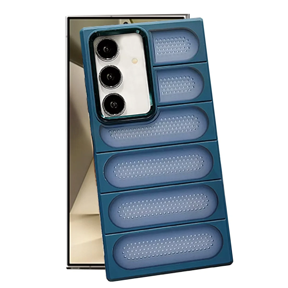 Galaxy S24 Plus Kılıf, Silikon Kapak ve Koruma - Airmax Lacivert