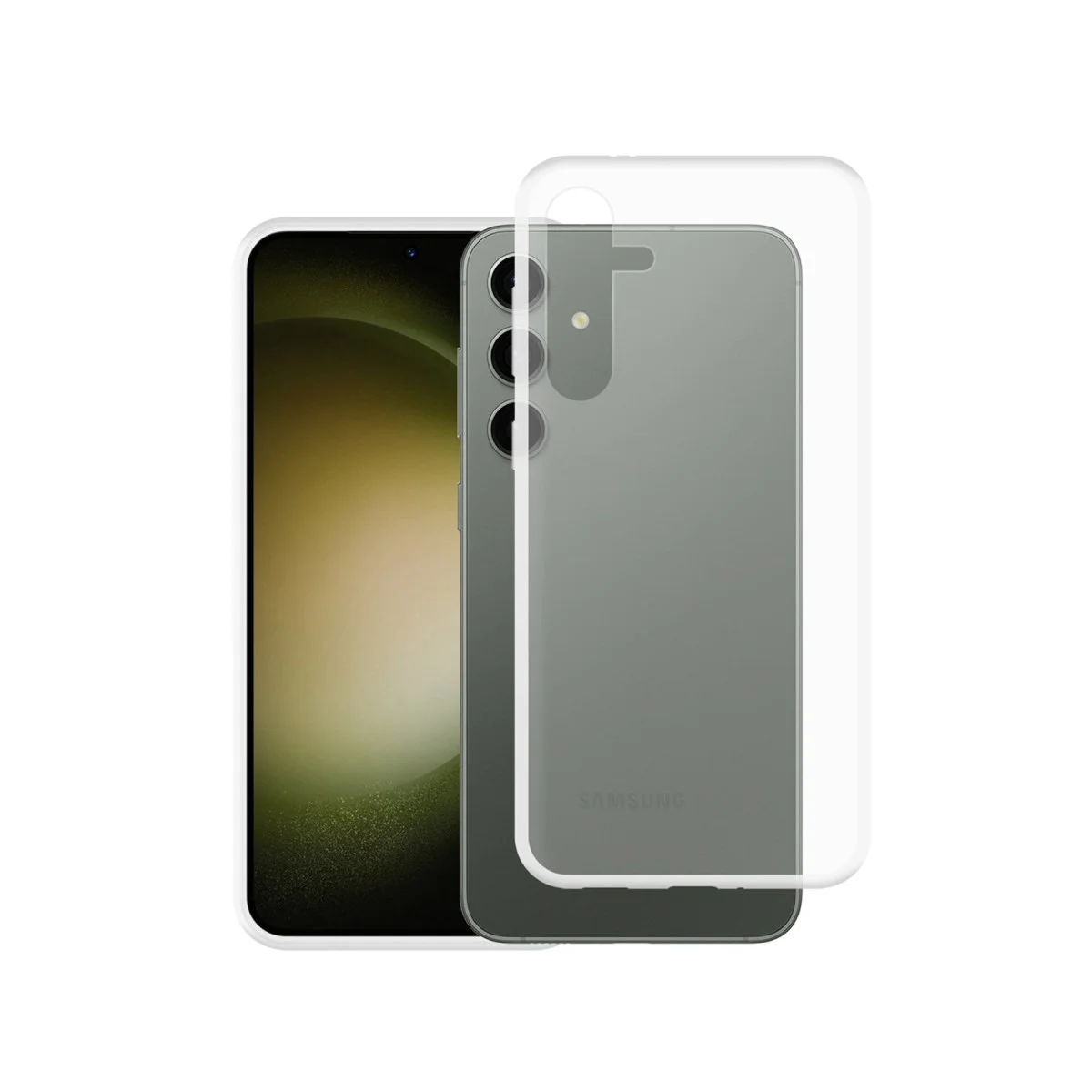 Galaxy S24 Plus Lux Şeffaf Silikon Kılıf - Pürüzsüz Tasarım ve Lüks Koruma