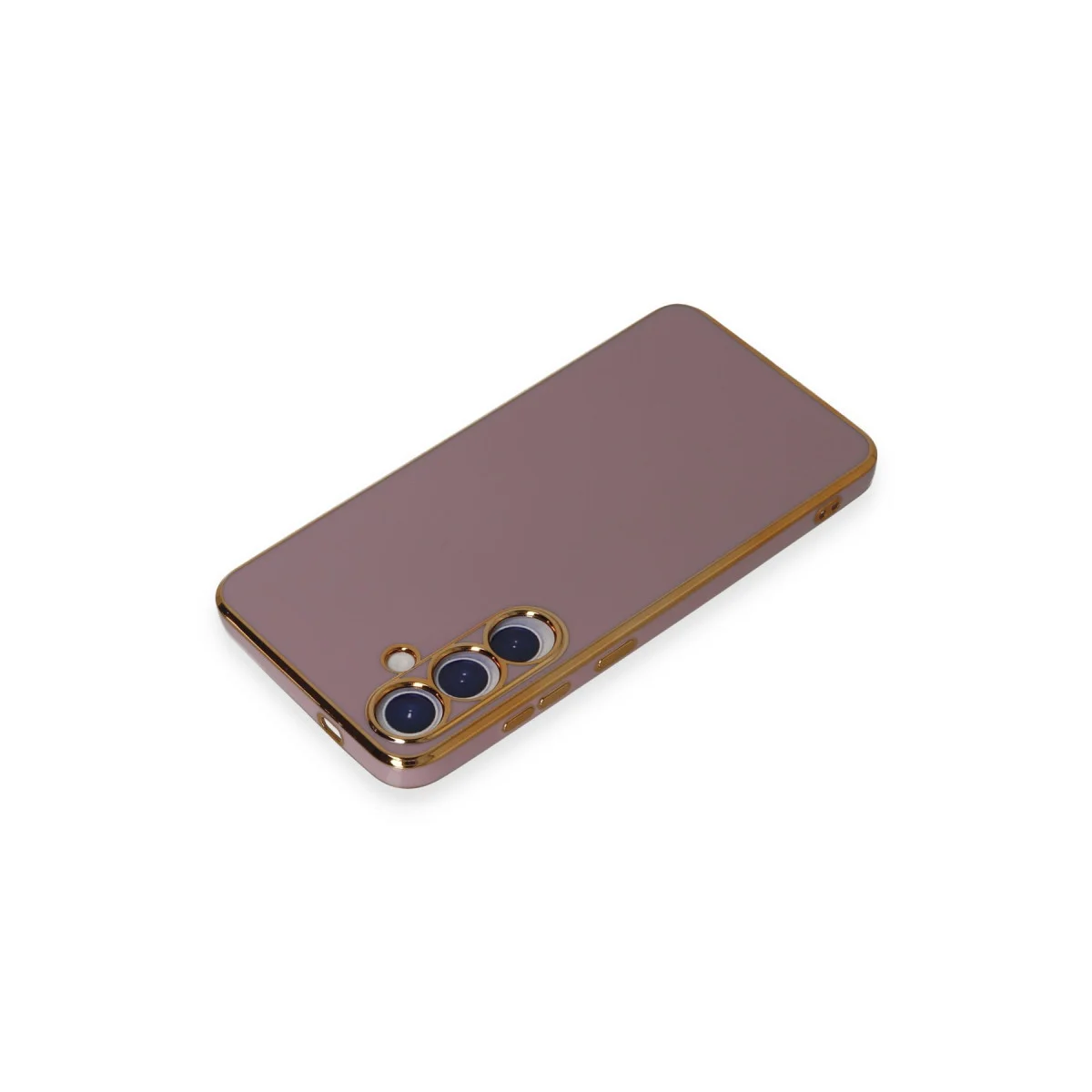 Galaxy S24 Plus Volet Silikon Kılıf - Mor ve Şık Tasarım
