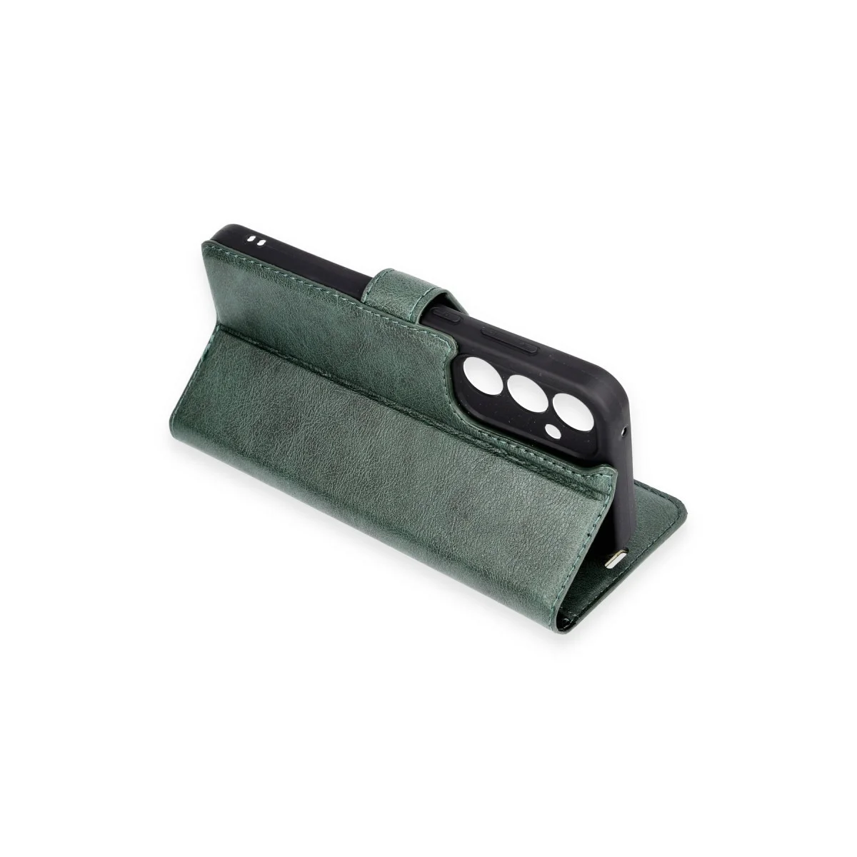 Galaxy S24 Trend S Plus Kılıf - Lacivert Standlı Korumalı Telefon Kılıfı ve Cüzdan