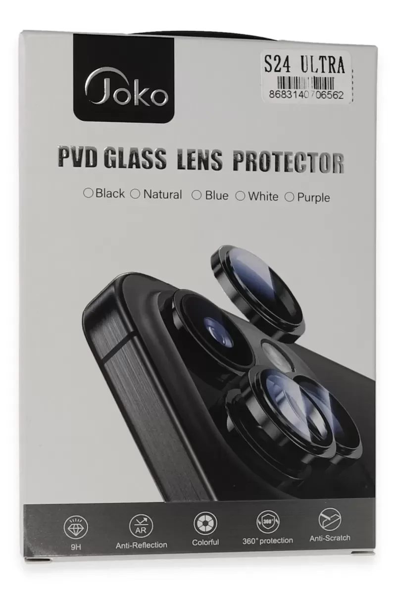 Galaxy S24 Ultra ile Uyumlu PVD Metal Kamera Lens - Derin Mor, 9H Sertlik, Yansıma Önleyici, 360° Koruma Fiyatı, Yorumları ve Özellikleri