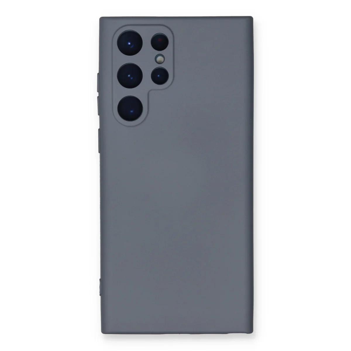 Galaxy S24 Ultra Kadife Silikon Kılıf - Gri