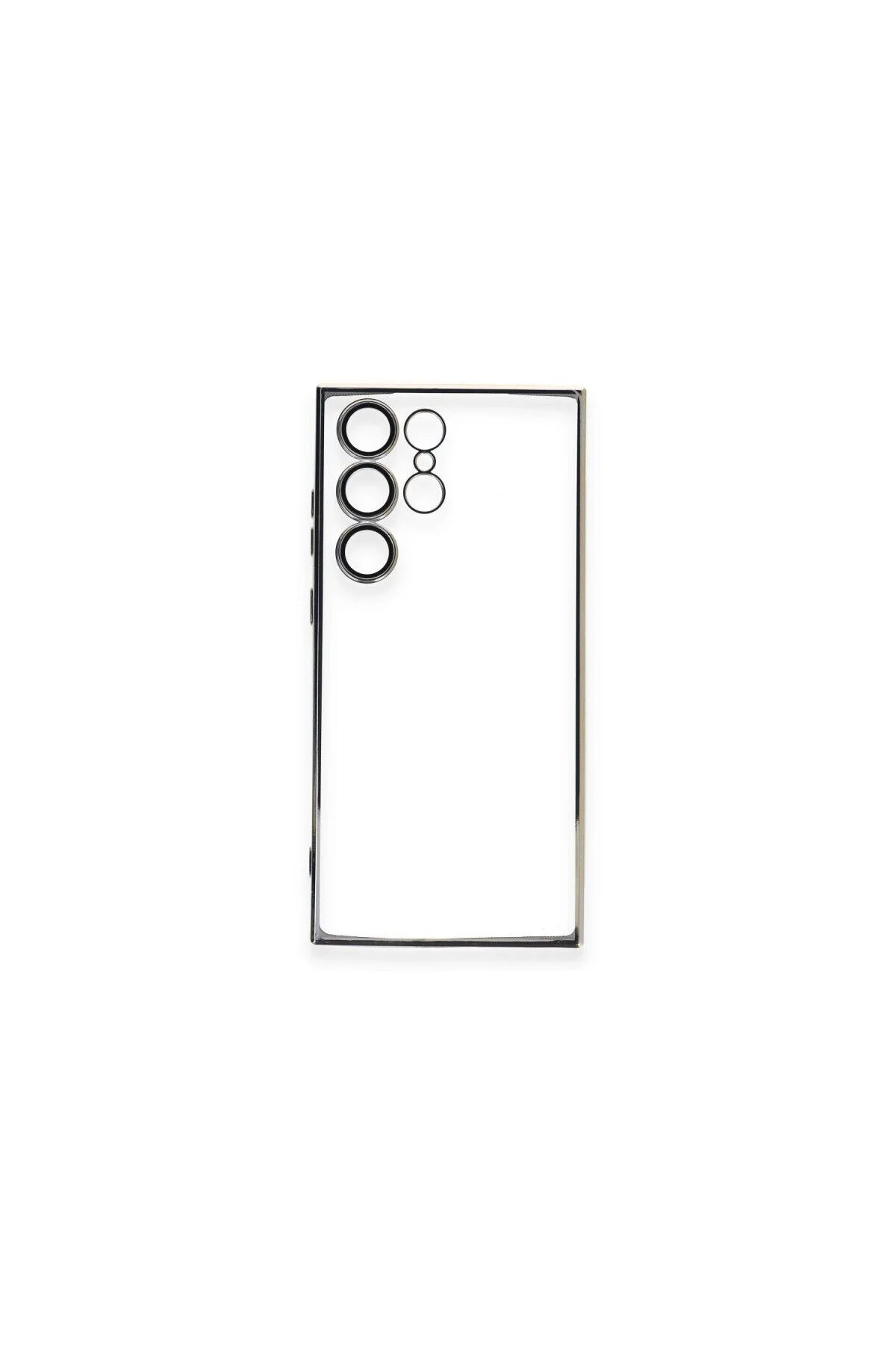 Galaxy S24 Ultra Kılıf Lensli - Gümüş