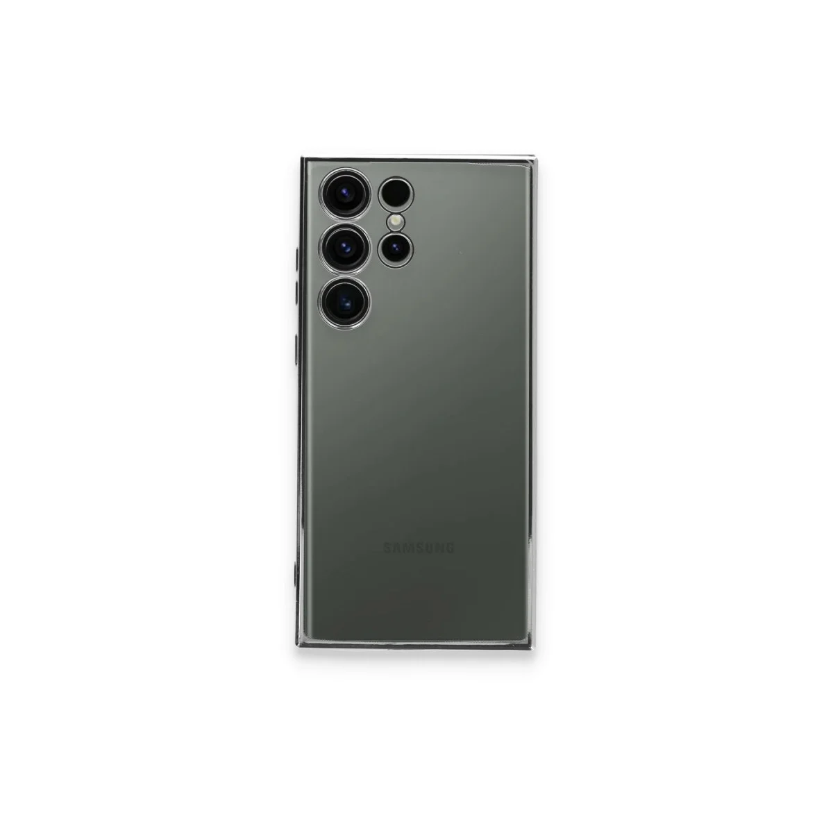 Galaxy S24 Ultra Kılıf | Razer Lensli Silikon Kılıf - Mor ve Kamera Koruma