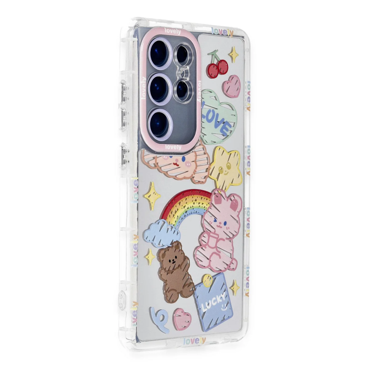 Galaxy S24 Ultra Kılıf Reflexion Desenli Kapak - Premium Koruma ve Şık Tasarım
