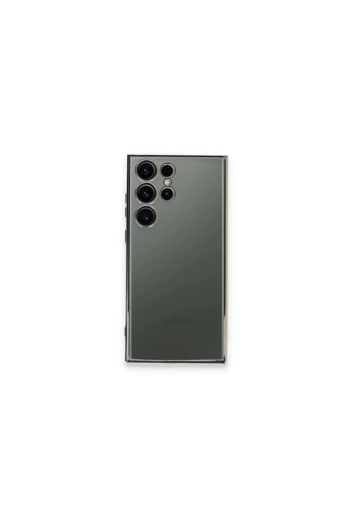 Galaxy S24 Ultra Kılıf Lensli - Gümüş