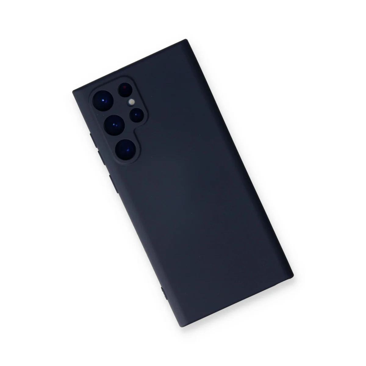 Galaxy S24 Ultra Nano İçi Kadife Silikon Kılıf - Lacivert