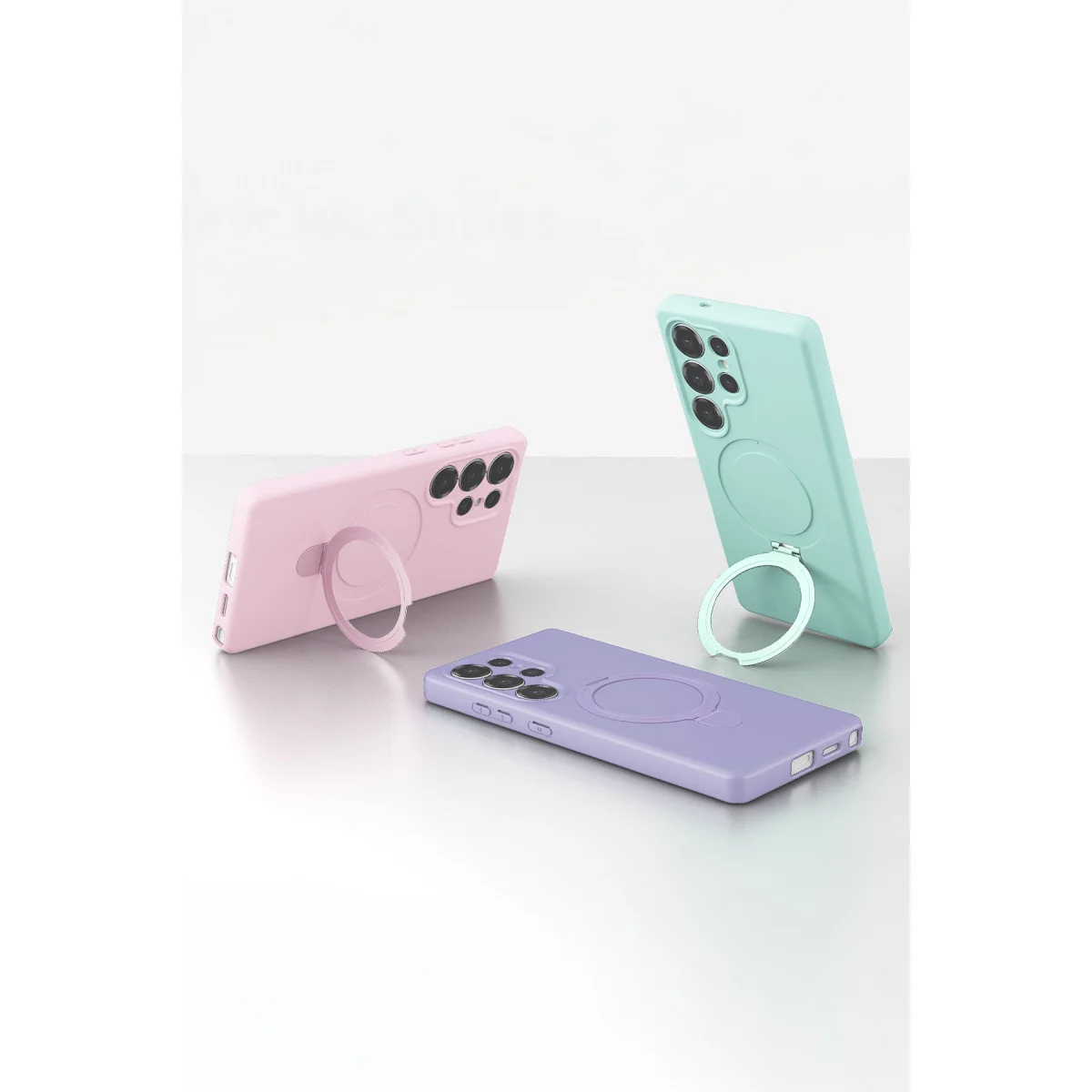 Galaxy S24 Ultra Regal Magsafe Standlı Kapak - Lacivert