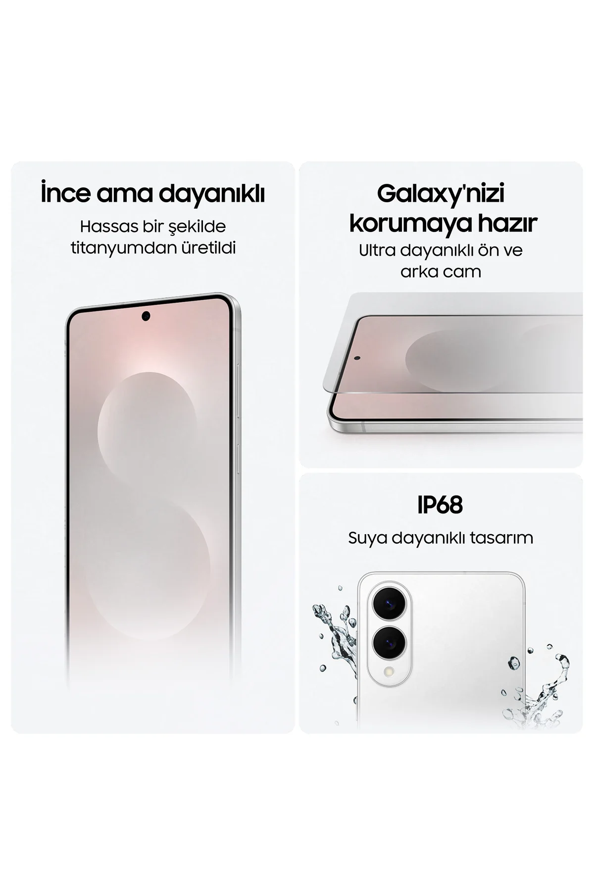 Galaxy S25 Edge 512GB  Titanyum Siyah Cep Telefonu