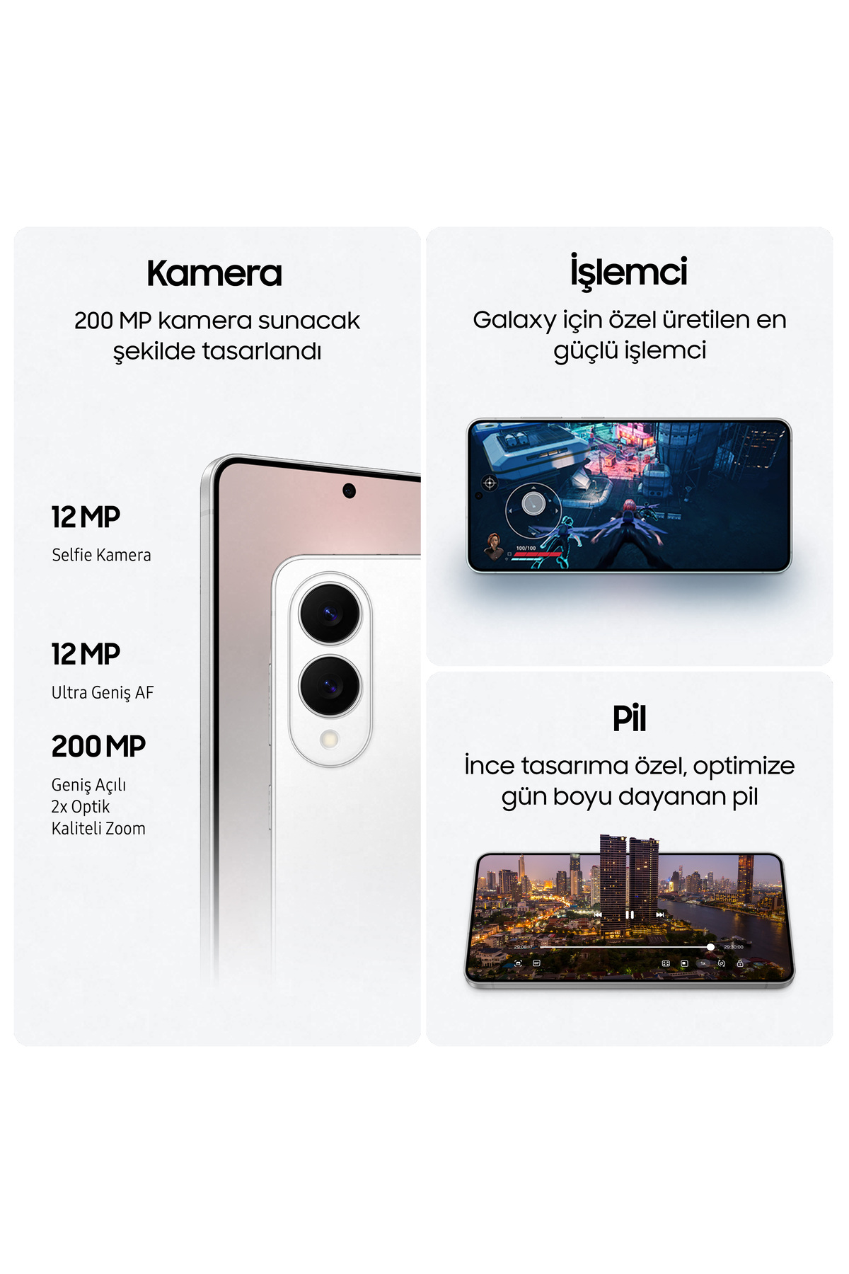 Galaxy S25 Edge 512GB  Titanyum Buz Mavisi Cep Telefonu