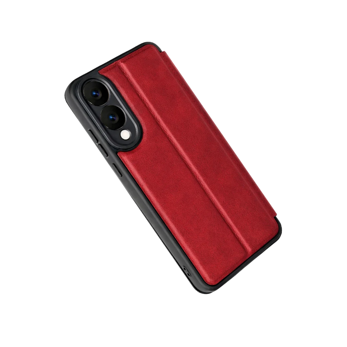 Galaxy S25 Edge Flip Cover Kırmızı - Tam Koruma ve Cüzdan Fonksiyonlu Kılıf