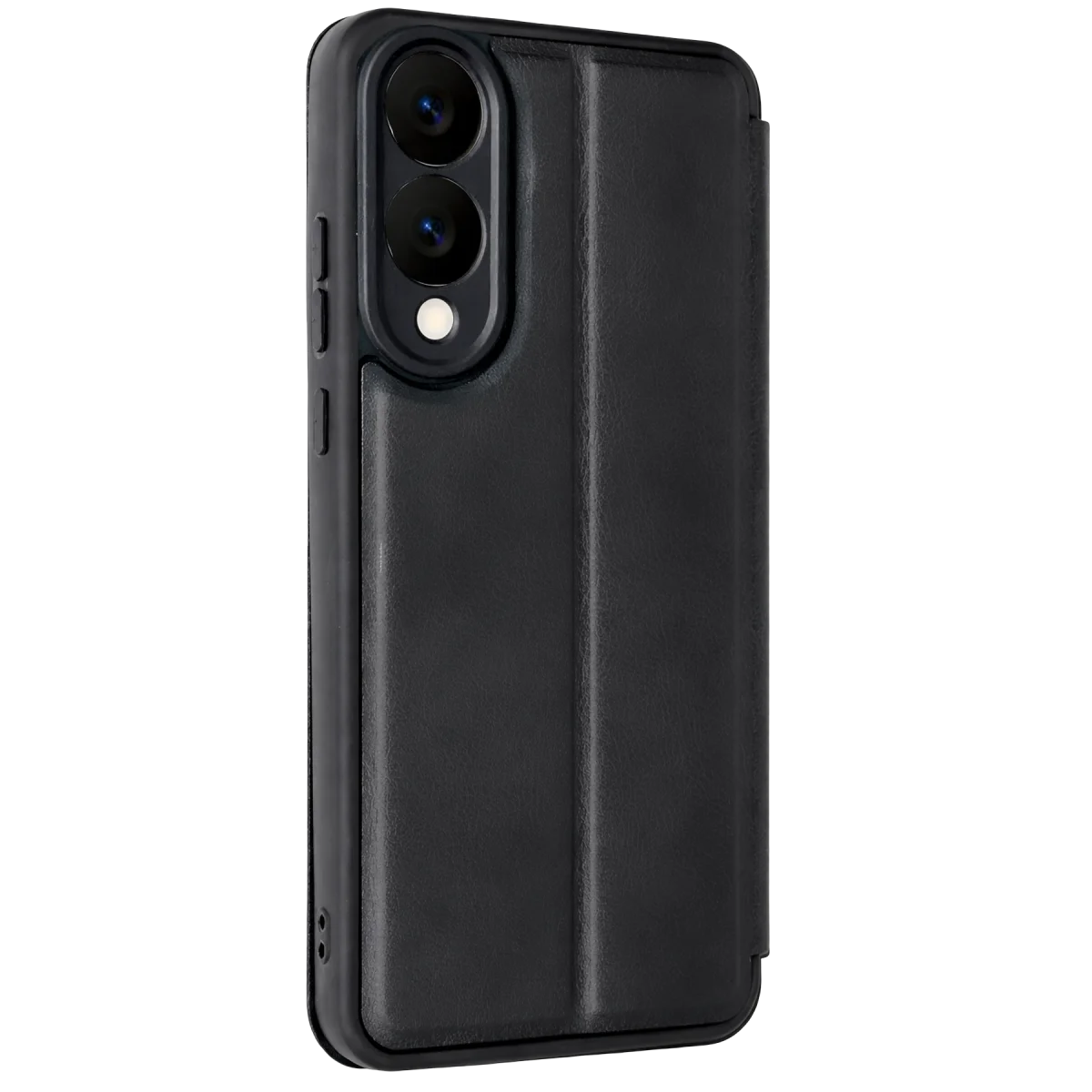 Galaxy S25 Edge Flip Cover Kılıf Siyah - Cüzdan ve Stand Özellikli Koruyucu