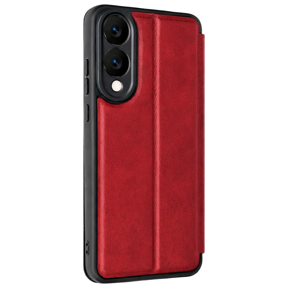 Galaxy S25 Edge Flip Cover Kırmızı - Tam Koruma ve Cüzdan Fonksiyonlu Kılıf