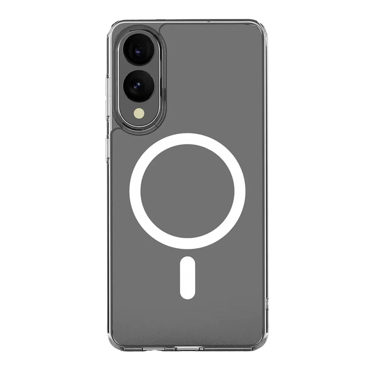 Galaxy S25 Edge Şeffaf Silikon Kılıf - MagSafe Uyumlu Kablosuz Şarj Destekli, Çizilmelere Karşı Koruma