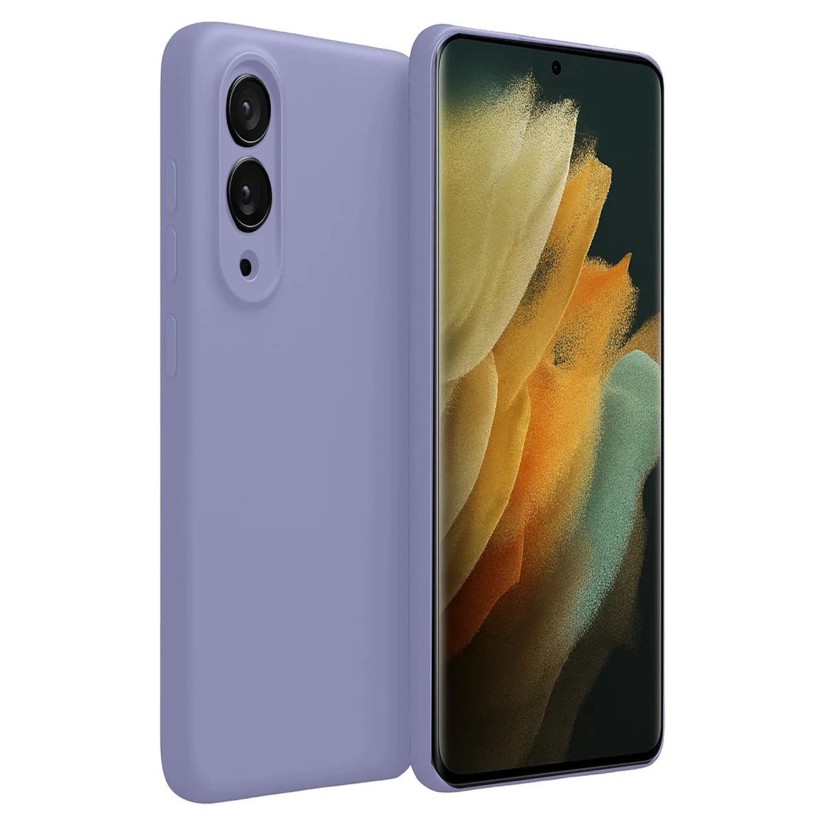 Galaxy S25 Edge Ultra İnce Silikon Kılıf - Lila