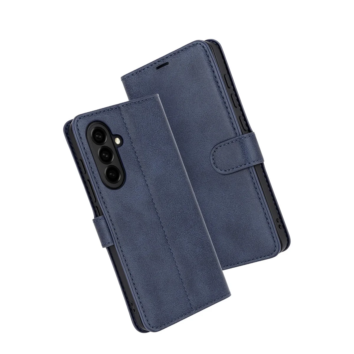 Galaxy S25 FE Trend S Plus Kılıf - Lacivert Standlı Koruma ve Cüzdan