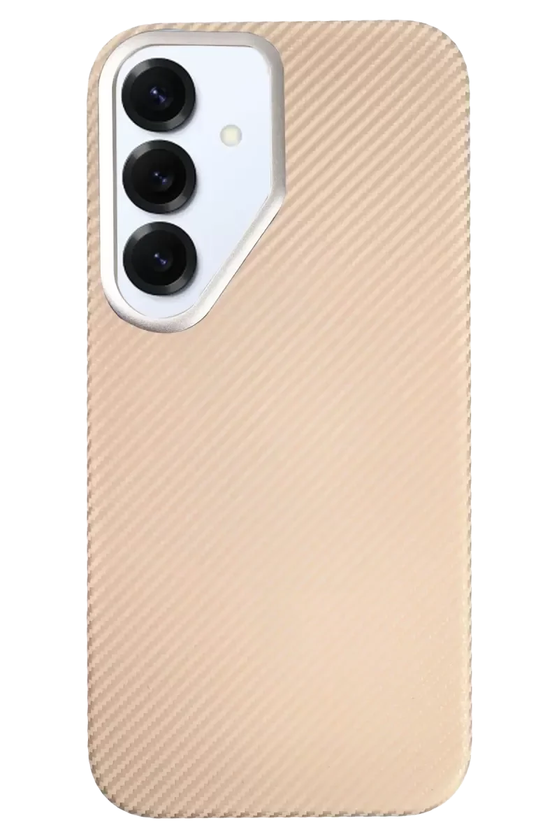 Galaxy S25 ile Uyumlu Besa MagSafe Kılıf - Desert Karbon Fiber