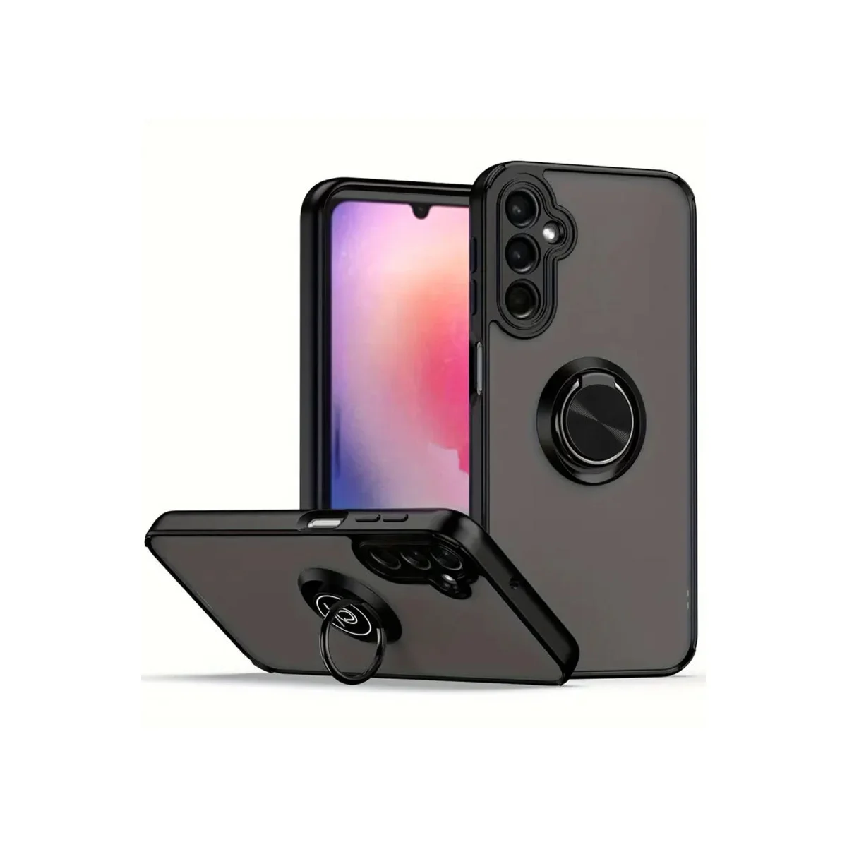 Galaxy S25 Montreal Kılıf Siyah - Silikon Kapak, Parmak İzine Karşı Dayanıklı