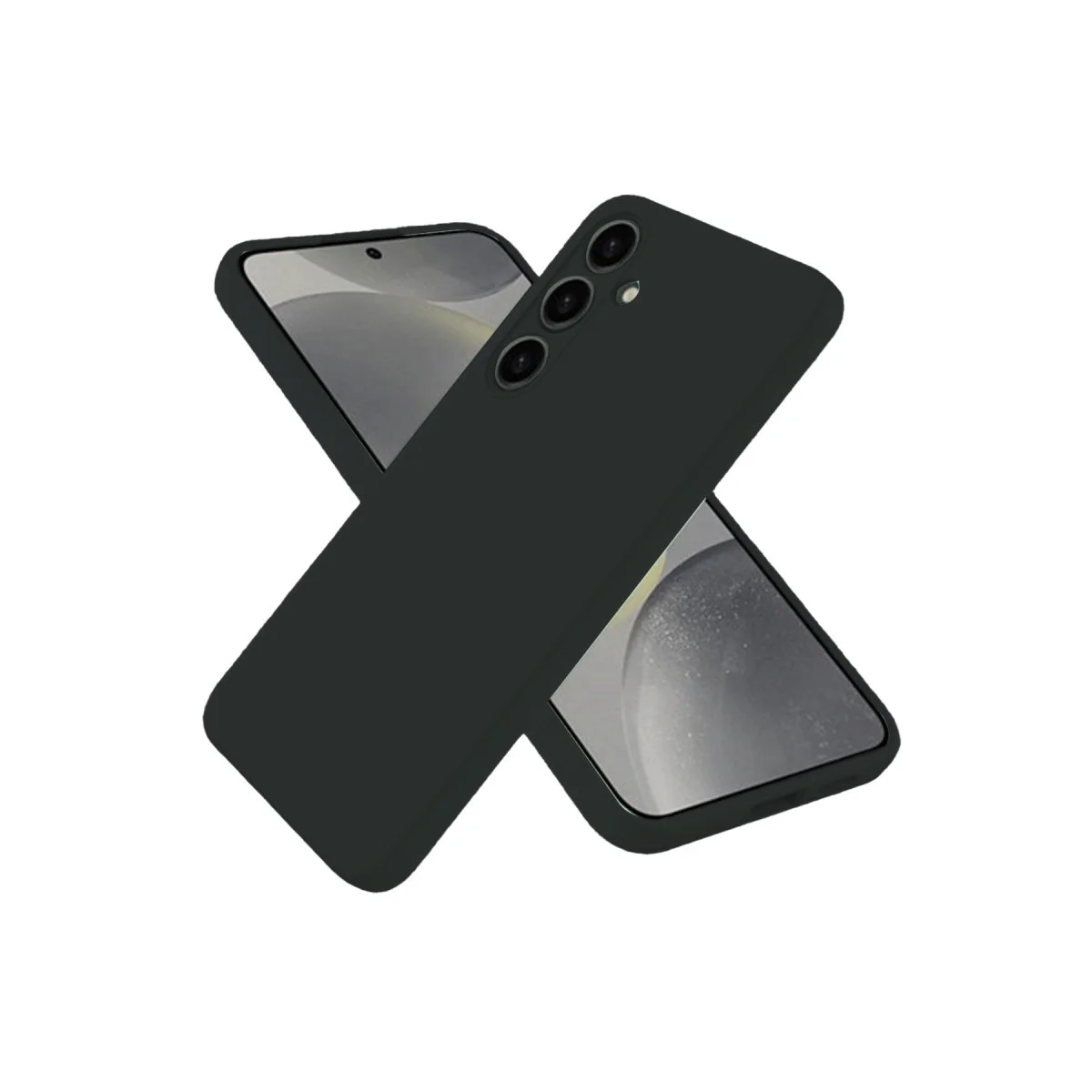 Galaxy S25 Nano İçi Kadife Silikon Kılıf - Siyah, Premium Koruma ve Şıklık