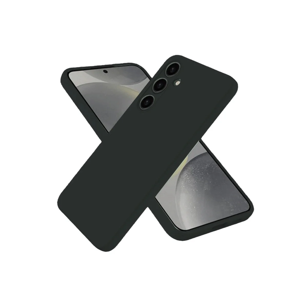 Galaxy S25 Plus Kadife Nano Silikon Kılıf - Siyah - Premium Koruma
