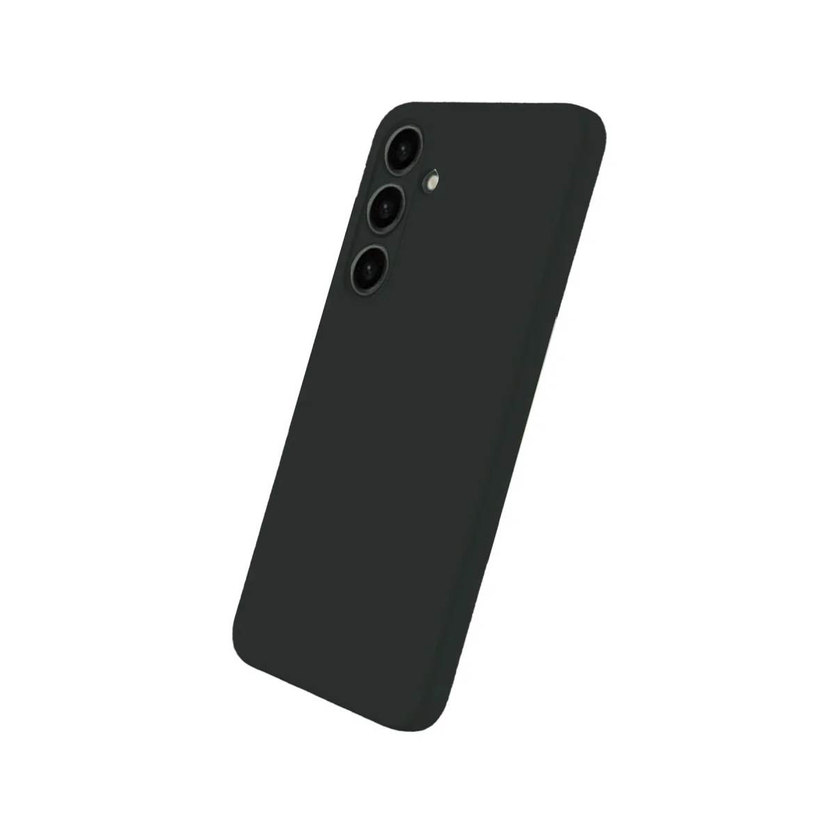 Galaxy S25 Plus Kadife Nano Silikon Kılıf - Siyah - Premium Koruma