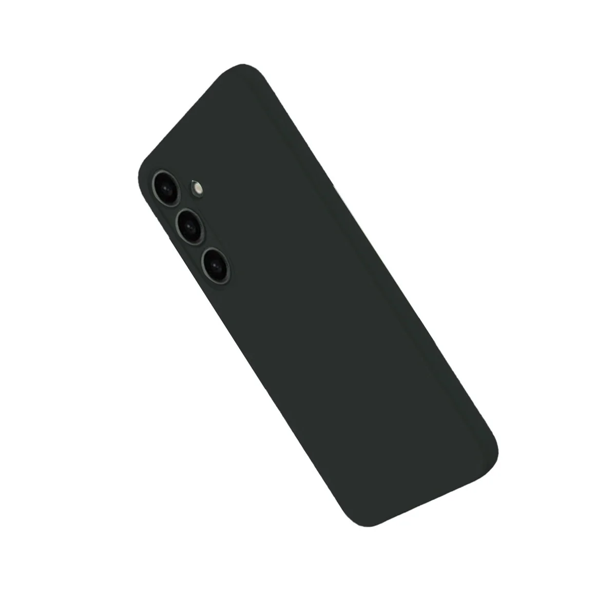 Galaxy S25 Plus Kadife Nano Silikon Kılıf - Siyah - Premium Koruma