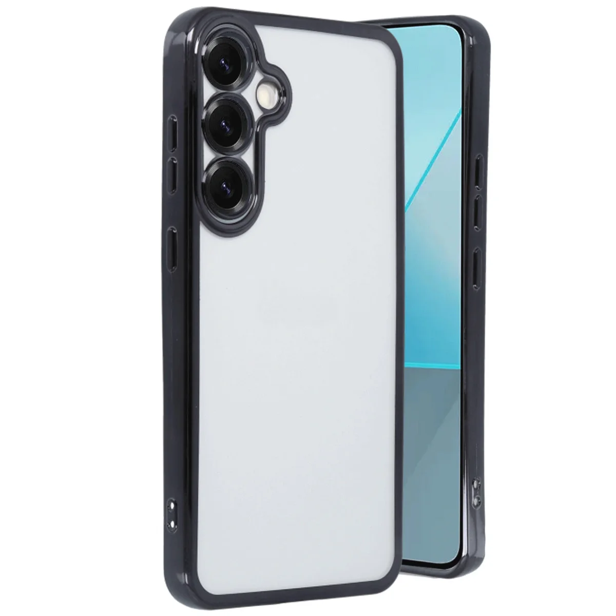 Galaxy S25 Plus Kılıf Razer Lensli Silikon - Siyah
