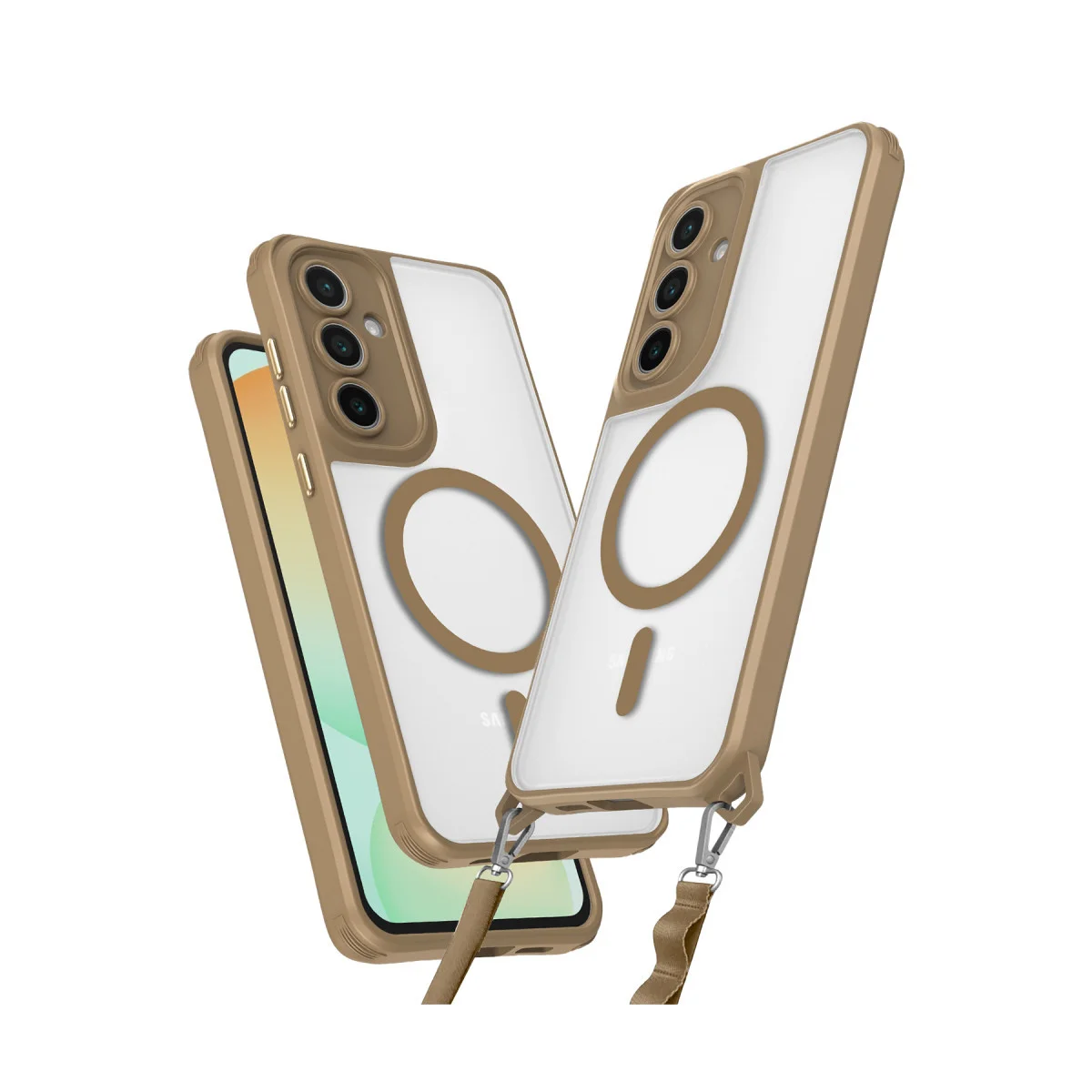 Galaxy S25 Plus Silikon Kılıf MagSafe Desert - Enka Tasarım ve Yüksek Koruma