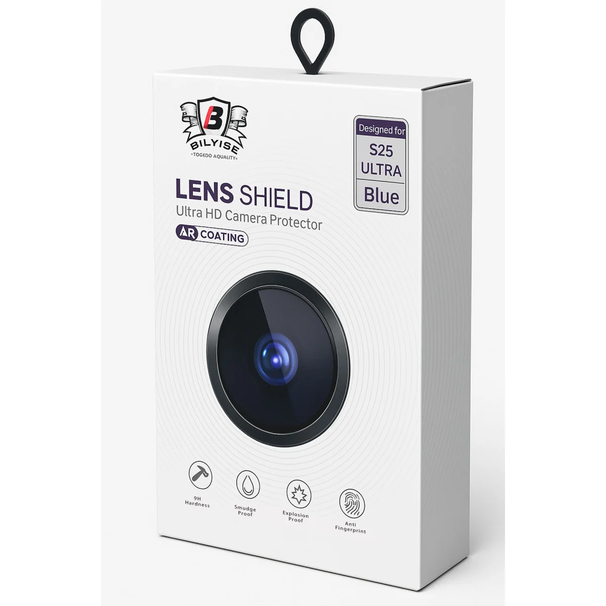 Galaxy S25 Ultra Bilvis Titan Kamera Lens - Lacivert Ultra HD Şeffaflık ve 9H Sertlik