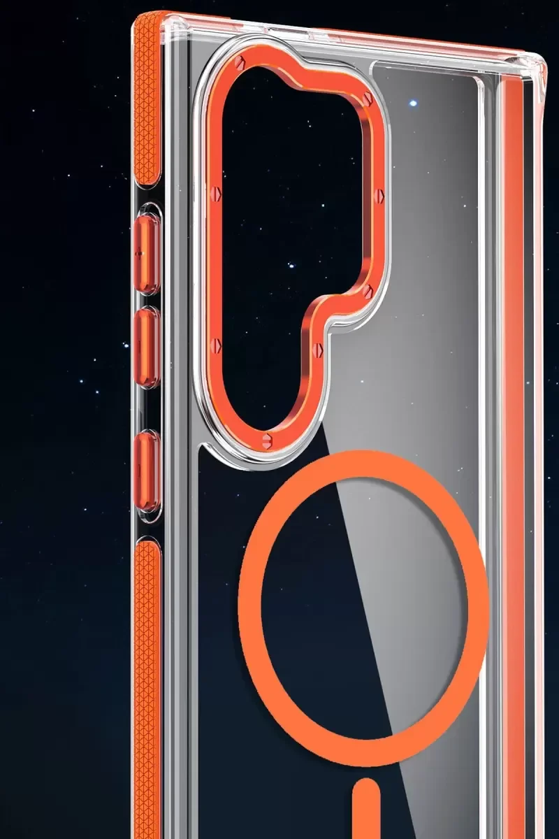 Galaxy S25 Ultra ile Uyumlu Bella Magsafe Kapak - Mavi | Nano Koruma