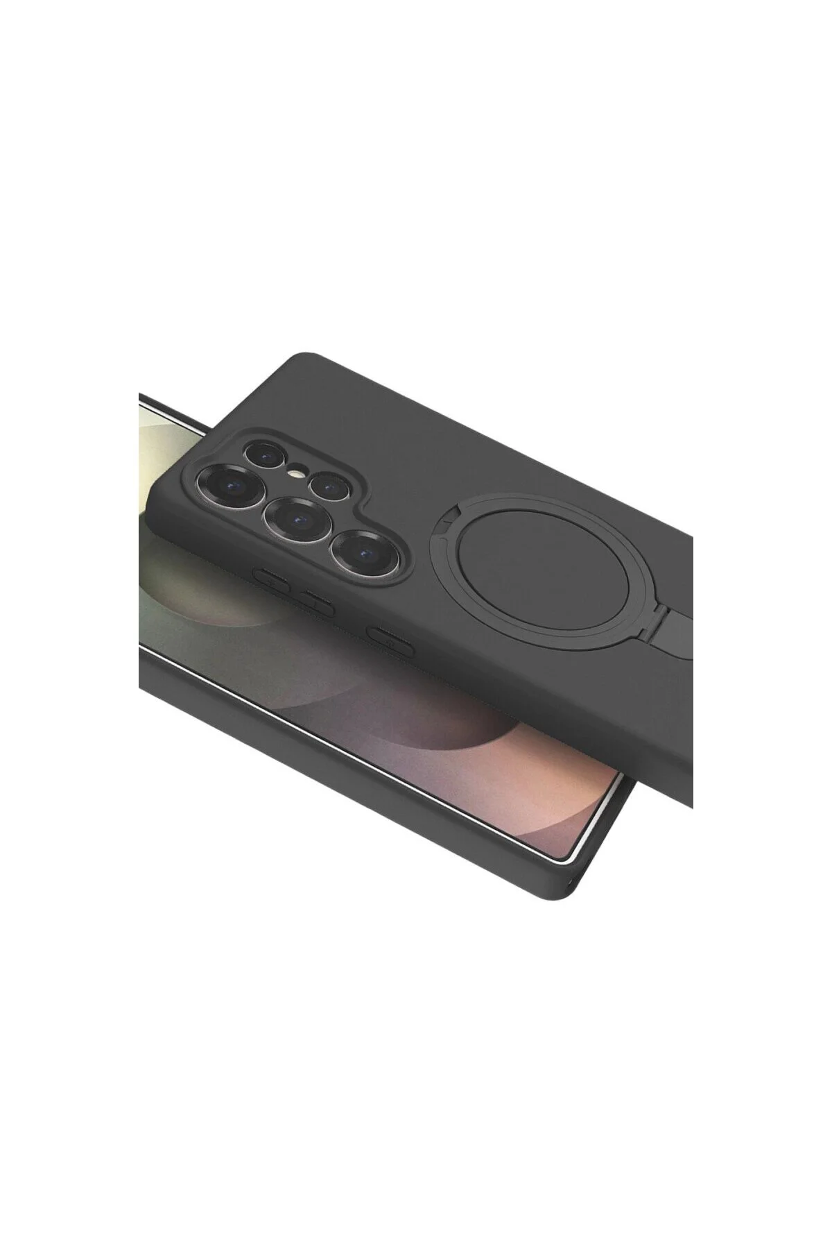 Galaxy S25 Ultra Regal Magsafe Standlı Kapak - Titan Gri