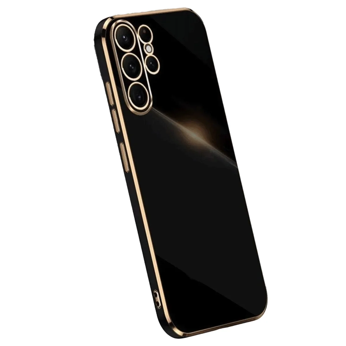 Galaxy S25 Ultra Volet Silikon Kılıf - Siyah, Premium Koruma ve Şık Tasarım