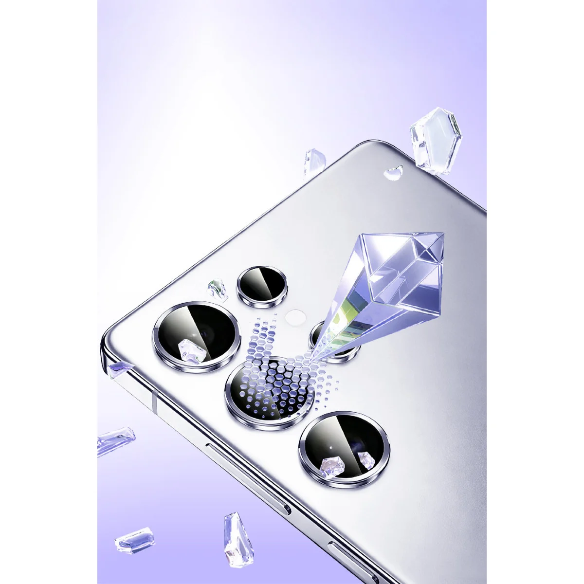 Galaxy S26 Bilvis Titan Kamera Lens - Gümüş, 9H Sertlik, AR Kaplama, Patlama Dayanıklı Ekran Koruması Fiyatı, Yorumları ve Özellikleri
