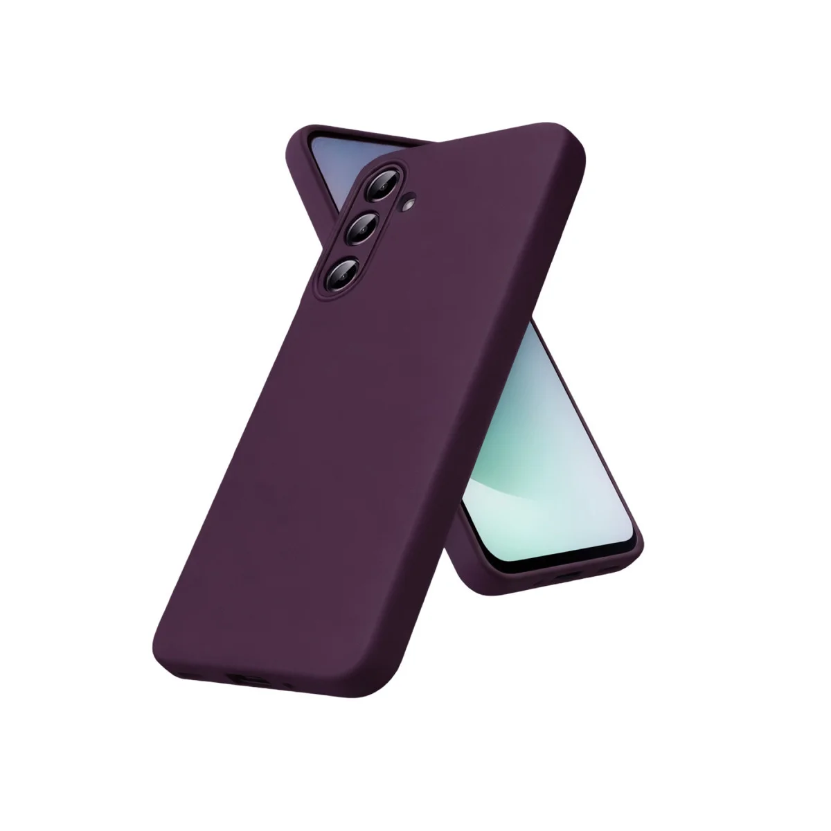 Galaxy S26 First Serisi Silikon Kılıf - Mor ve Şık Koruma