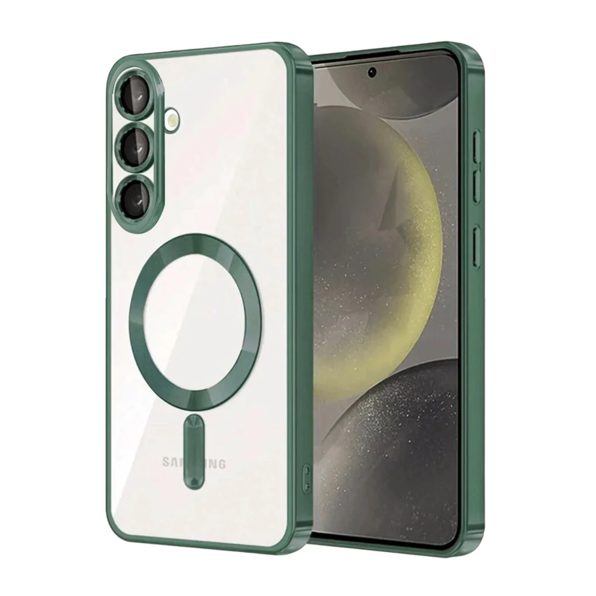 Galaxy S26 Plus Kross Magneticsafe Kapak - Koyu Yeşil