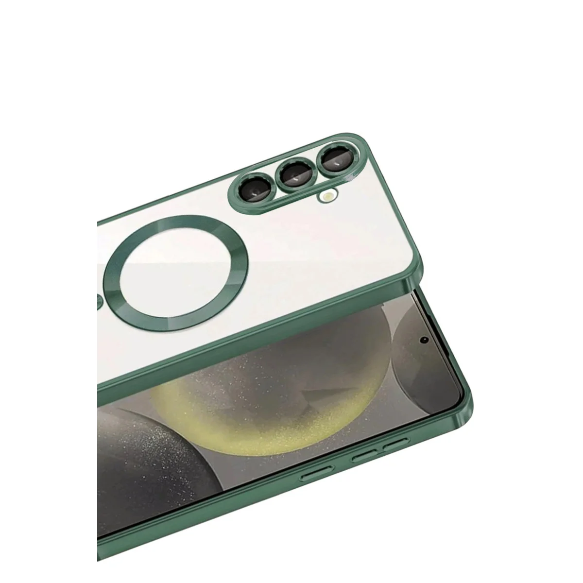Galaxy S26 Plus Kross Magneticsafe Kapak - Koyu Yeşil