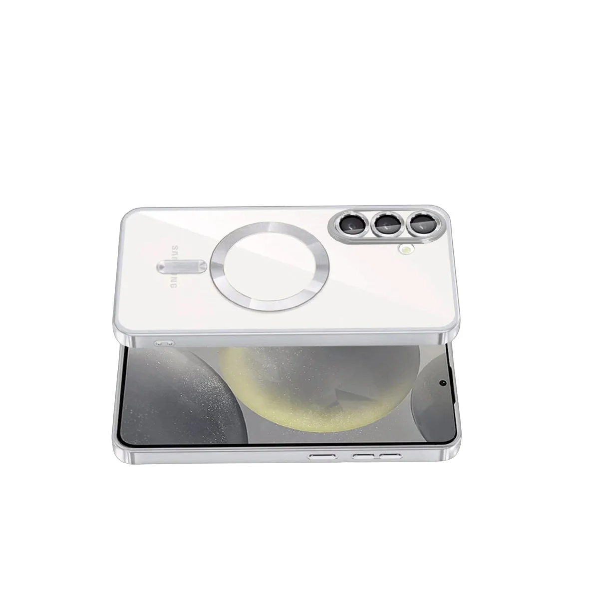 Galaxy S26 Plus Kross Magneticsafe Kılıf - Gümüş Çizilmez