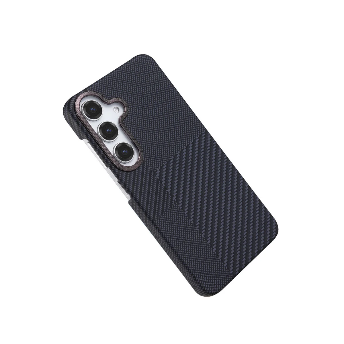 Galaxy S26 Plus Vega Magsafe Kapak - Siyah Kevlar Desen