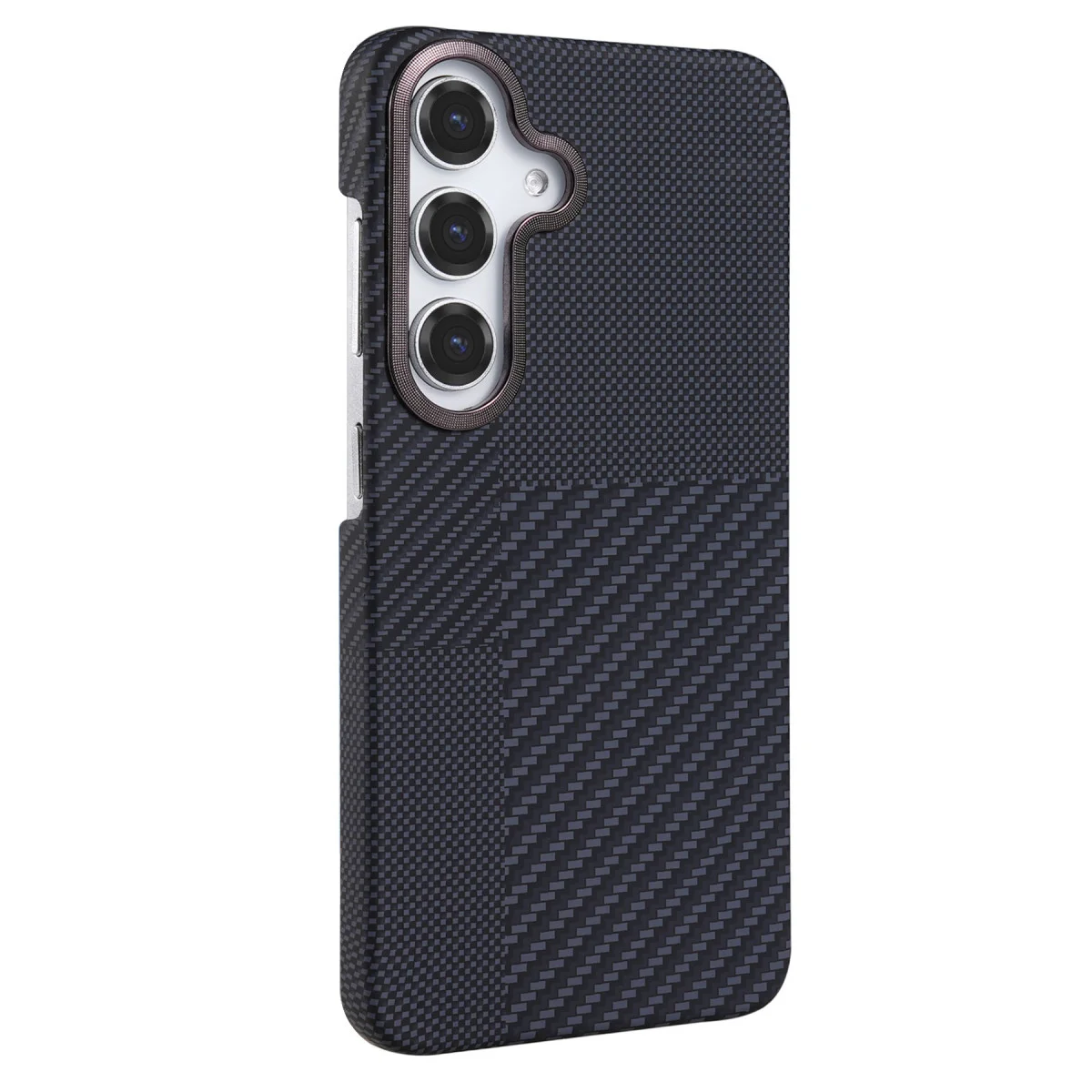 Galaxy S26 Plus Vega Magsafe Kapak - Siyah Kevlar Desen