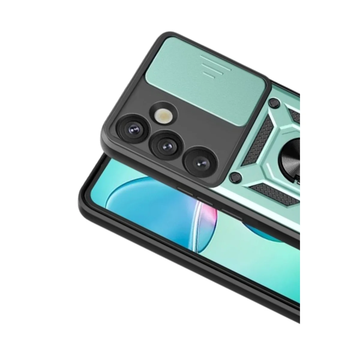 Galaxy S26 Plus Yeşil Silikon Kılıf - Pars Lens Korumalı, Şok Dayanıklı Kılıf