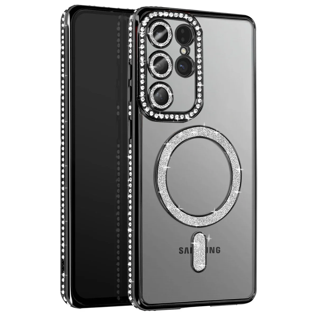 Galaxy S26 Ultra Joke Simli Magneticsafe Kılıf - Siyah