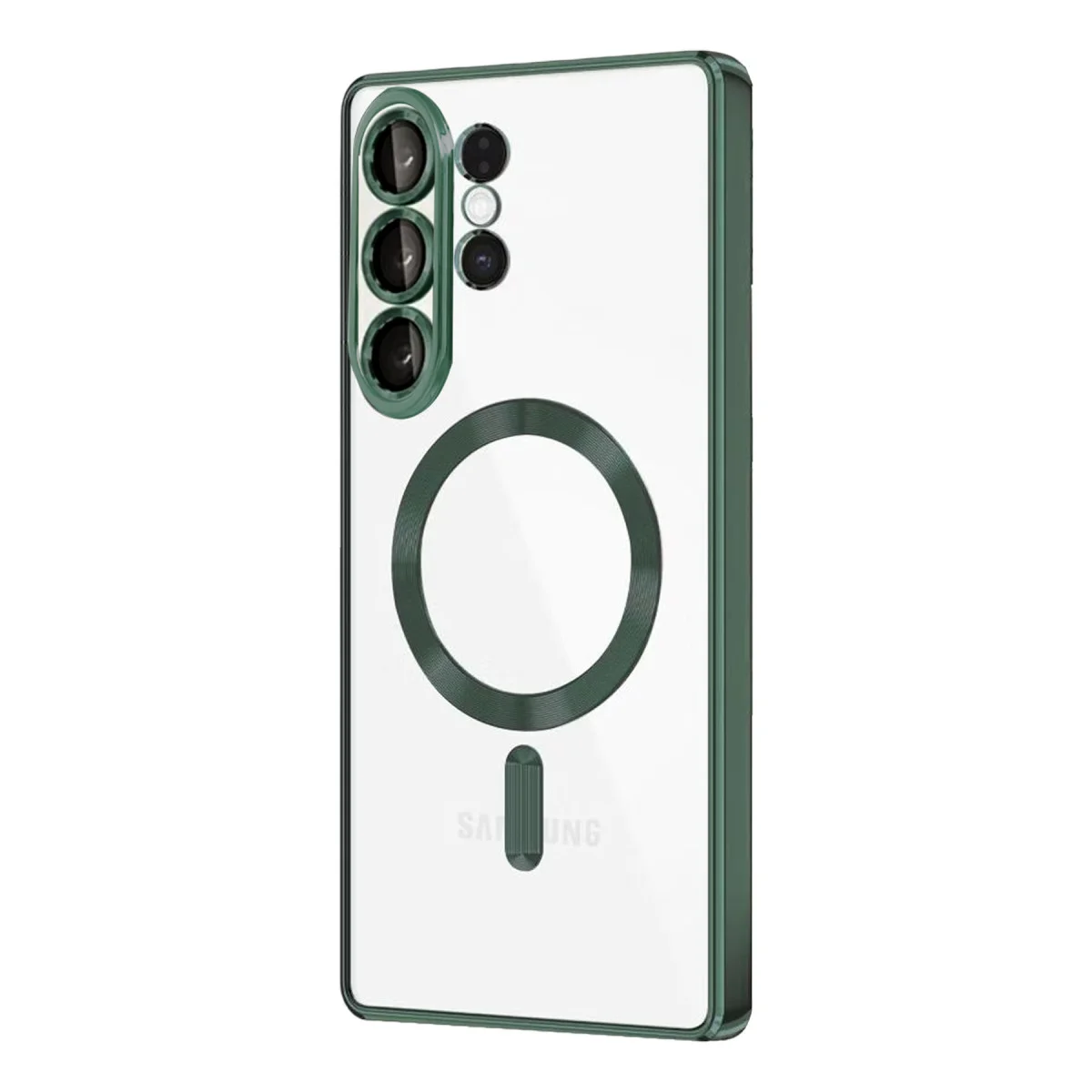 Galaxy S26 Ultra Kross Magneticsafe Kapak - Koyu Yeşil