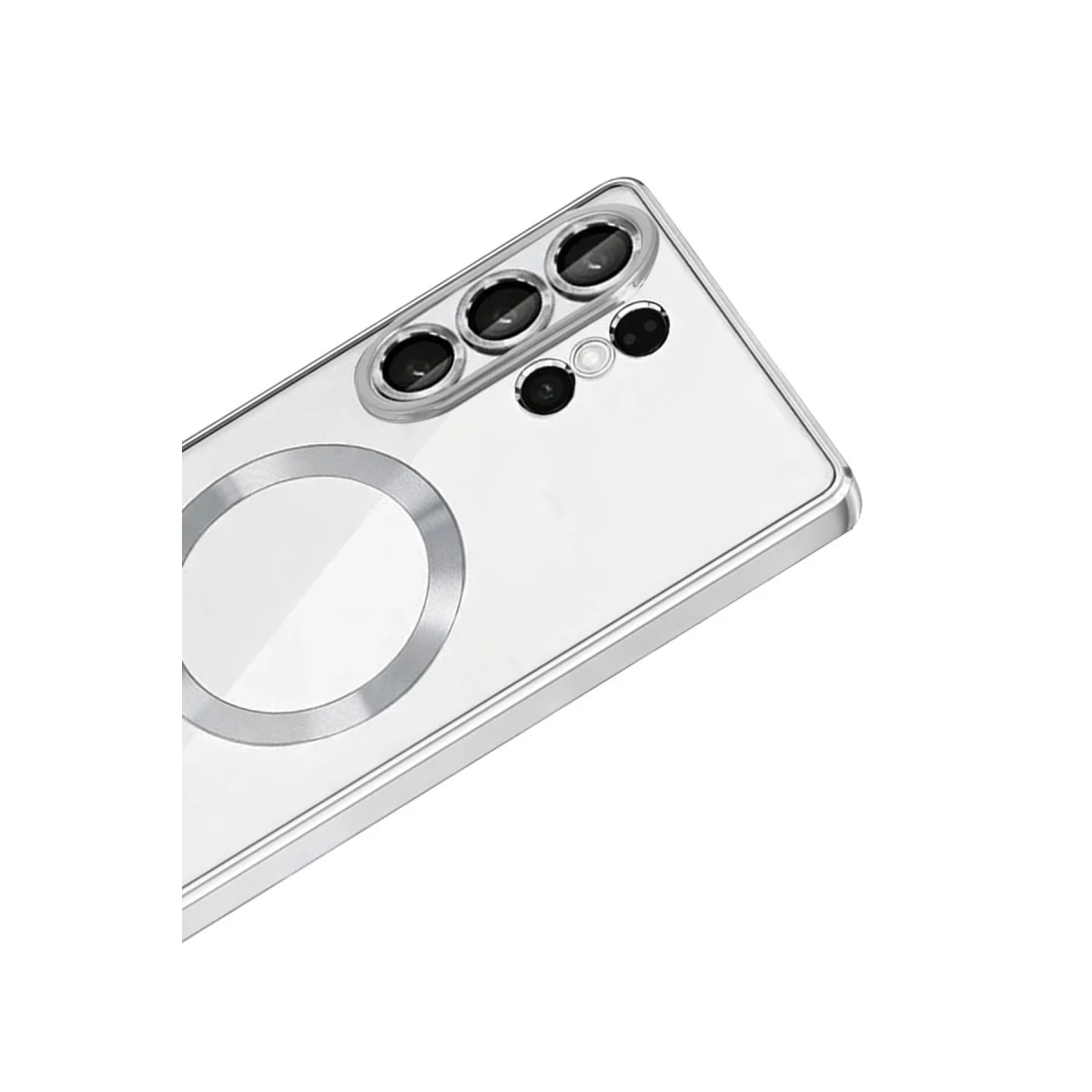 Galaxy S26 Ultra Kross Magneticsafe Kapak - Gümüş ve Şık Tasarım