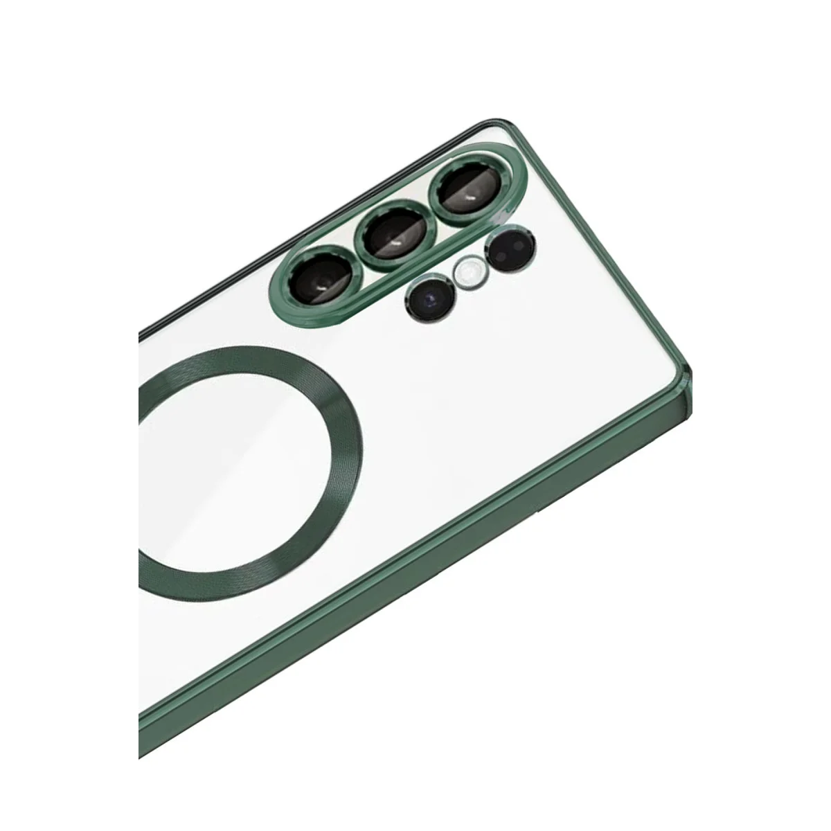 Galaxy S26 Ultra Kross Magneticsafe Kapak - Koyu Yeşil