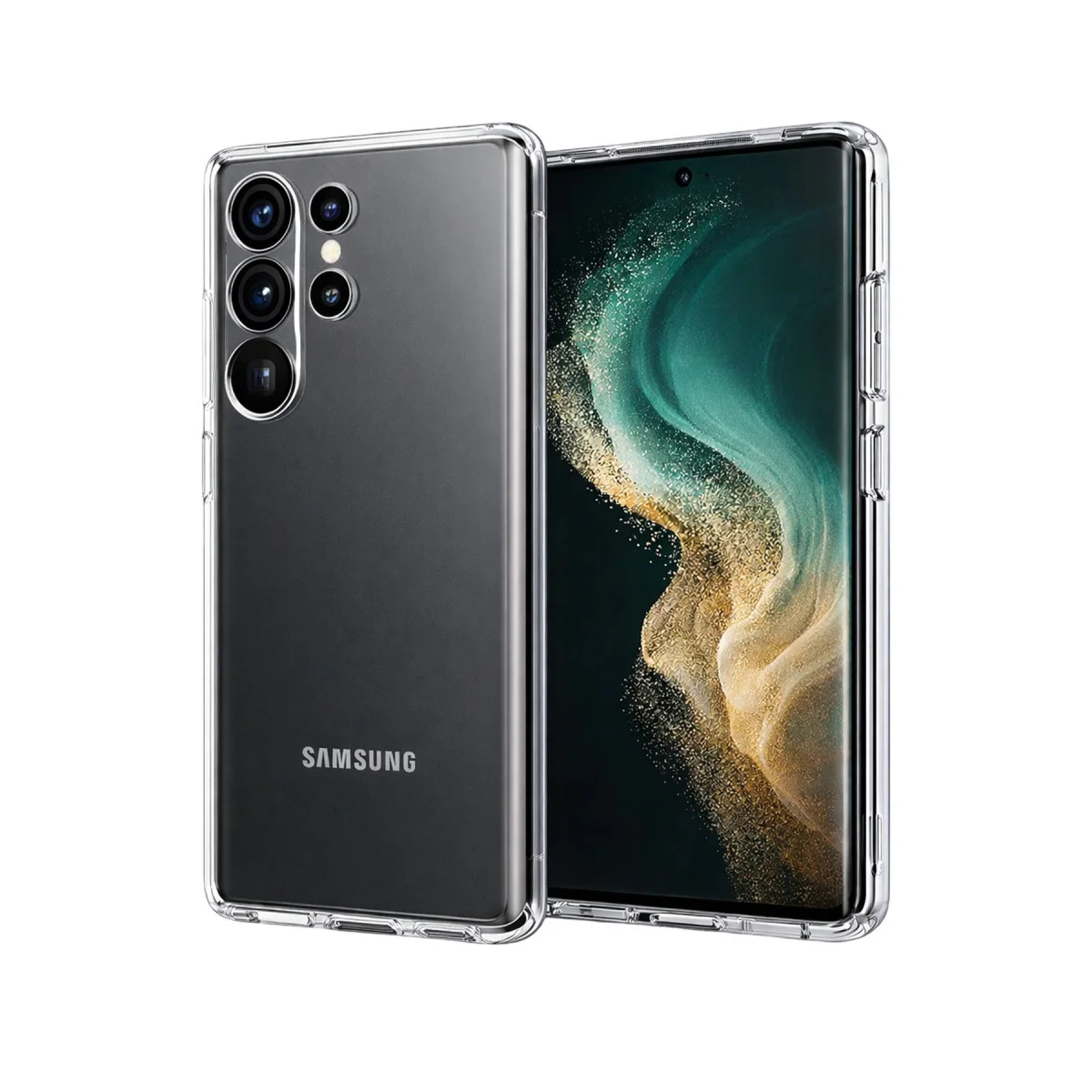 Galaxy S26 Ultra Lüx Şeffaf Silikon Kılıf - Ekran ve Kamera Koruması | Tam Kalıp Uyumlu ve Anti Sararma