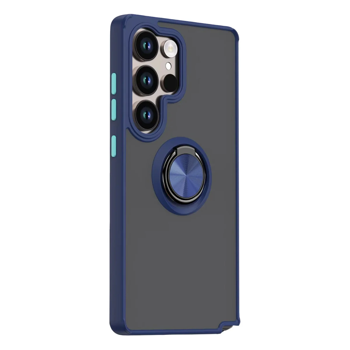 Galaxy S26 Ultra Montreal Yüzüklü Silikon Kapak - Lacivert