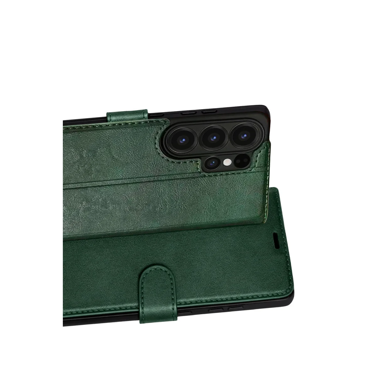Galaxy S26 Ultra Yeşil Kılıf ve Stand - Koruma ve Fonksiyon