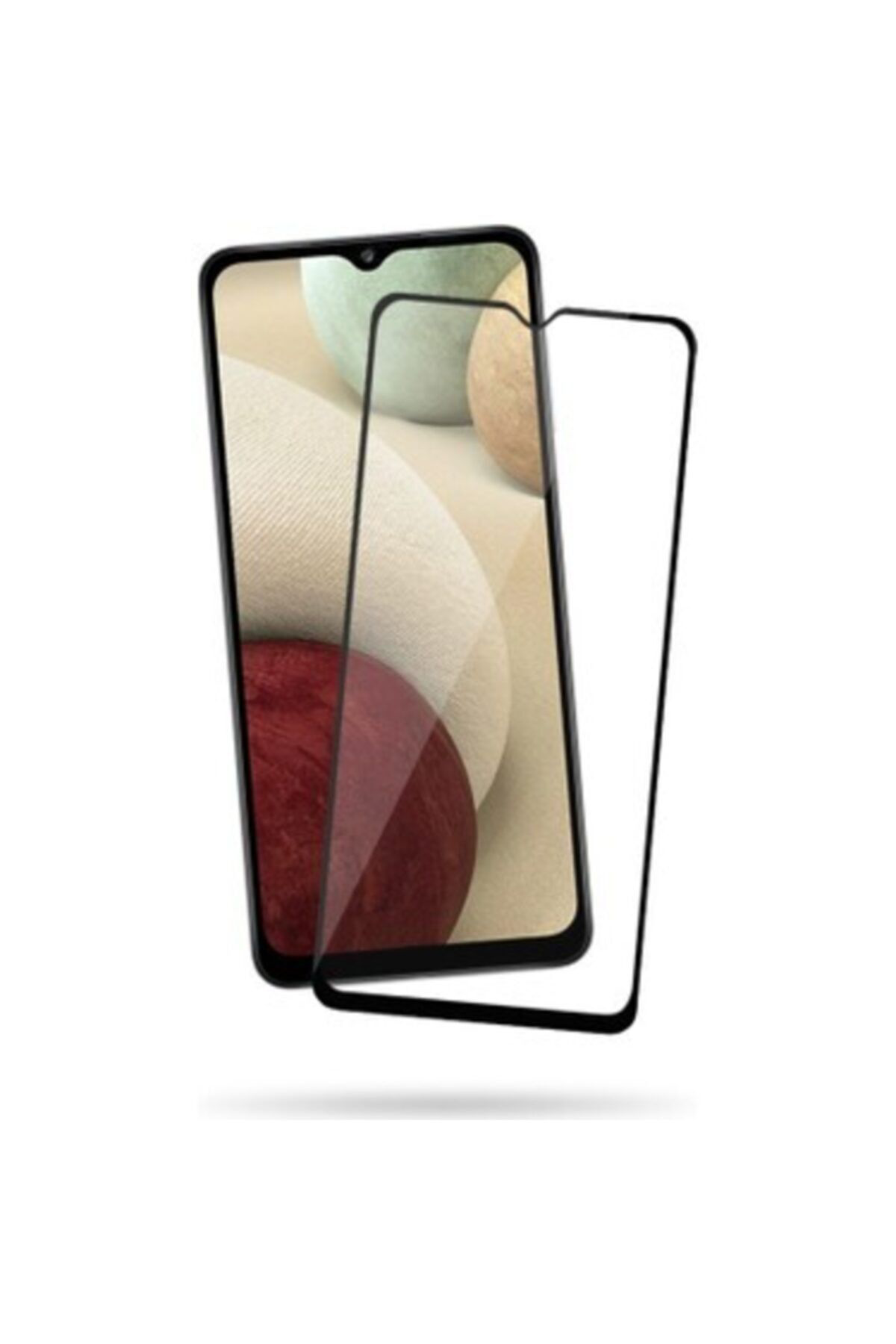 Galaxy Samsung A12 Tam Kaplayan 5d Mat Nano Kırılmaz Cam