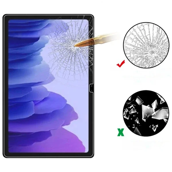 Galaxy Tab A7 10.4 2020 T500/T505 9H Temperli Cam Ekran Koruyucu – Çizilmeye Karşı Ultra Dayanıklı